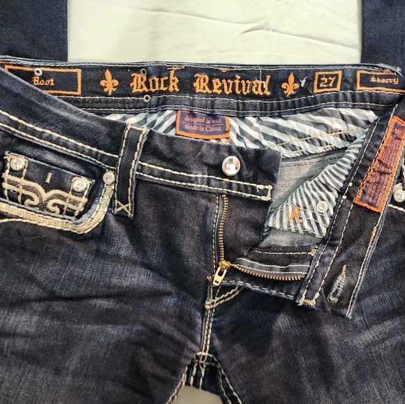 Womens Rock Revival bootcut jeans - Picture 3 of 3
